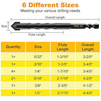 Masonry Drill Bit Set & Concrete Drill Bit Set, Professional Industrial Strength Carbide Drill Bits Tip (10PCS) for Concrete/Glass/Brick/Cement/Tile/Wood/Etc, 5/32"-1/2" by TITGGI