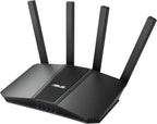 ASUS RT-BE82U Dual-Band WiFi 7 (802.11be) Smart AiMesh Extendable Router, 6500 Mbps, Five 2.5GbE Ports, 4096-QAM, Up to 3 SSIDs for IoT Devices, Parental Controls & VPNs, Advanced Network Security