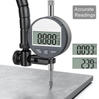 HDLNKAK Dial Indicator Magnetic Base, Digital Dial Indicator Tools Set for Alignment, Precise Measurement Tool with Flex Arm Base and Indicator Combo