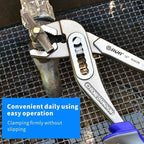 12-inch Tongue and Groove Pliers - Adjustable Water Pump Pliers with 7 Jaw Positions, Serrated Jaws & Comfort Grip. Perfect for Plumbing, Pipes & DIY Home Repairs