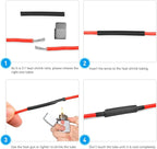 Nilight Heat Shrink 2:1 Electric Insulation Tube Kit 45mm Flame Retardant Wrap Cable Sleeve 270pcs 5 Colors 12 Sizes with Storage Box，2 Years Warranty