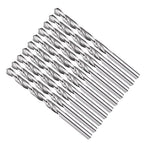 Drill Bit, 5.2mm Cutting Diameter, 4241 HSS 118° Cutting Angle Uncoated Bright Versatile Jobber Bits - (Applications: for Drilling Plastic Wood Soft Metal), 10-Pieces