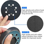 5 Inch Sander Pad for DeWalt DWE6423/6423K, DWE6421/6421K, DCW210B Random Orbital Sander - Replacement Pad for DWE64233 & N329079