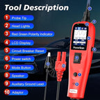 Autel PowerScan PS100 Power Circuit Probe Tester, Breaker Finder, 12V 24V Automotive Electrical Diagnostic Tool with 20ft Extension Cable, AVOmeter, Test Light, Continuity Checker, for 99% Cars