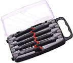 Edward Tools Precision Screwdriver Set with Storage Case - 9 Screwdrivers including Flat, Phillips and Torx - Small Screwdriver Set for Electronics, Eyeglass, Computer, Laptop, Jeweler - Cr-V Steel