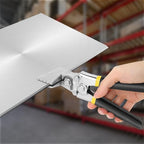 Hand Seamers Sheet Metal Tools,3 Inch Sheet Metal Bender Offset Handles Carbon Steel Straight Jaw Sheet Metal for Door, Bending, Seaming and Flattening Metal