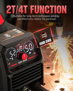 YESWELDER CUT-50DS Plasma Cutter, 50Amp Air Power Large Digital Display 110/220V Dual Voltage IGBT Inverter Plasma Cutting Machine