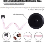 Tape Measure Body Measuring Tape, Retractable 60 Inch Soft Mini Measuring Tape, Small Sewing Fabric Tape Ruler for Cloth Waist Medical Nursing Craft(10 Pack)