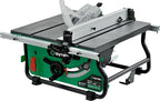 10-Inch Portable Table Saw with Stand - 15 Amp Motor, 25 Inch Rip Capacity, High-Power Jobsite & Workshop Table Saw