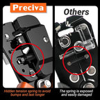 Preciva Professional Self-Adjusting Wire Stripper, 3 in 1 Stripper/Cutter/Crimper Tool for AWG 24-10, Heavy Duty Automatic Wire Stripping Pliers