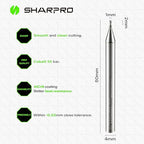 Carbide Ball Nose End Mill 2 Flute 4mm SHK. 1mm Cutting Dia. 3D Carving, High-Speed and Deep Cutting, AlCrN Coated, Apply for Alloy Steel, Stainless Steel and Various Cast Iron.
