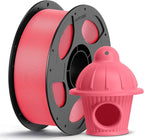 ANYCUBIC PETG Filament 1.75mm, 3D Printer Filament, Dimensional Accuracy +/- 0.02mm, Exceptional Toughness, Print with Most FDM 3D Printers, 1KG Reusable Spool, Pink
