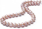 Natural Pearl Beads Potato 8-9mm Purple Freshwater Cultured Loose Gemstone Beads for DIY Jewelry Making 13.8''/Strand HQ