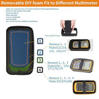 Makeronics 28-in-1 Electrical Multimeter Test Lead Kit Compatible with Fluke Digital Multimeter | Carrying Case | Hanging Strap | Wire Piercer | Alligator Clips for Digital Electrical Testing