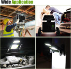 Rechargeable Work Light with Clamp, 3000 Lumen Magnetic Work Light Battery Powered with 5 Light Modes, 350° Rotation, Portable Job Site Lighting for Construction Site, Workshop, Car Repairing