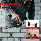 KATA Torpedo Level Magnetic with Light: 9 Inch Shockproof Small Leveler Tool with Ruler - 3 Bubbles Spirit Level with Extra 2 Line Bubble Vials - Plumbing Levelers for Hanging Pictures Home Renovation