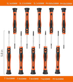 Screwdrivers Set with Case, 120-piece Includes Slotted, Phillips, Hex, Pozidriv, Torx and Precision Magnetic Screwdriver Set Tools for Men (120-Piece)…