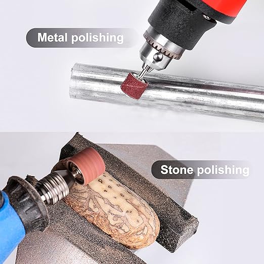 165pcs Rotary Tool Sanding Drums 320 grit,Sanding Drum Sander Bits Bands for Drill Accessories