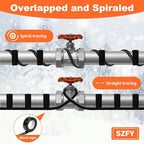 80FT Heat Tape for Water Pipes, -40°F Deicing Cable,Pipe Heating Cables for Roof,Gutter，Farm，Freeze Protetion Heat Trace Cable, Heated Water Hose,Plumbing Fixtures,120V 5W/FT