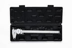 PEC Dial Caliper 0-300mm, Stainless Steel Precision Measuring Tool with Shock-Proof Dial, High Accuracy ±0.01mm