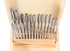Accusize Industrial Tools 29 Pc 1/16'' to 1/2'' by 1/64'' H.S.S. Chucking Reamer Set, Straight Flute, Right Hand Cut, 5500-SF00