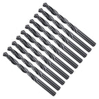 Drill Bit, 9mm Cutting Diameter, 4241 HSS Nitriding Black 118° Cutting Angle Versatile Jobber Bits - (Applications: for Drilling Plastic Wood Soft Metal), 10-Pieces