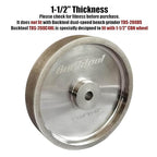 BUCKTOOL 180 Grit 8 Inch CBN Grinding Wheel, 1.5" Wide, 5/8" Arbor Cubic Boron Nitride Sharpening Wheel for Sharpening Wood-Turning Tools, Chisels, Hardcore and More