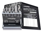Accusize Industrial Tools Metric 18 Pc H.S.S. Tap and Drill Set, 5 Sets, 0001-0052x5