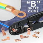 iCrimp IWS-8200A Battery Lugs and Open Barrel Connectors Crimping Tools works with Wire AWG 9-2