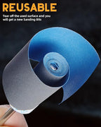 20Pcs 320 Grit Sanding Drums Sandpaper Sticks Set for Dremel Rotary Tool with 1/8" Shank, Rotary Tool Accessories Suitable for Metal Rust Removal/Jade Polishing/Stone Grinding (320 Grit)