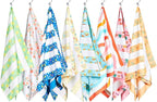 Dock & Bay Beach Towel - Quick Dry, Sand Free - Compact, Lightweight - 100% Recycled - Includes Bag - Kids - Bike Bike Baby, Large (160x90cm, 63x35)