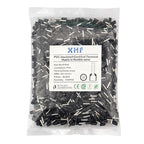 XHF 1000 PCS AWG 16/1.5mm² Wire Ferrules Insulated Copper Crimp Connectors, Crimp Pin Cord End Terminals Black