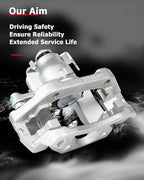 cciyu Rear Left Brake Caliper Assembly w/Bracket 18B5213 2009 For Ford For Flex,2009 2010 2011 For Lincoln For MKS