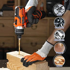 JEFE HEX 15 Pcs Hex Shank Drill Bit Set, HSS Impact Driver Bit Set for Metal, Quick Change Design, Titanium Twist Drill Bits for Steel, Aluminum, Copper, Plastic, Sizes from 1/16" to 3/8" DIY