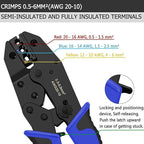 Qibaok Wire Terminals Crimping Tool Kit with 800 PCS Wire Connectors