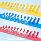 Nilight 840pcs Mixed Quick Disconnect Connector Butt Splice Ring Fork Spade Bullet Piggy Back Insulated Terminal Crimp Assortment Kit for Automotive Wiring Projects