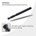 Quick Change Hole Saw Mandrel, 7/16-Inch and 3/8 Inch Hole Saw Arbor with 3Pcs Central Drill/2PCS Hex wrench/2Pcs Spring