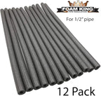Foam King Insulating Foam Pipe Covers - 12 Pack Choose Size (1/2 inch)