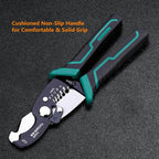 Zsling 8 Inch Inch Wire Strippers Crimpers Cutter Pliers Multi-Function Hand Tool Cable Cutting Wire Cutters