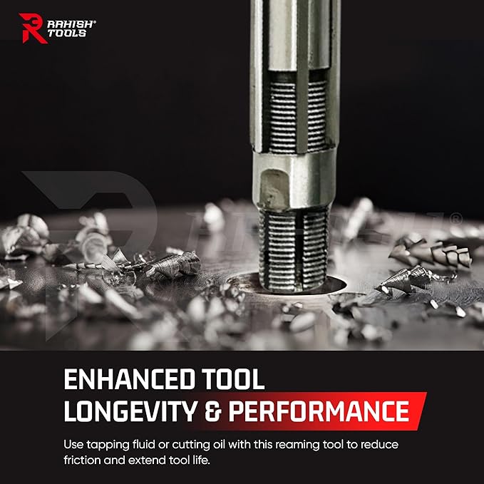 Adjustable Hand Reamer Tool H12 To H16 Sizes - 1-1/16" to 2-7/32" Reaming Tool for Precise Hole Finishing with Carbon Steel Blades - Hand Tools Reamers for Metal & Wood - 26.98mm-56.35 mm