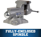 Wilton Mechanics Pro Bench Vise, 5-1/2" Jaw Width, 5" Jaw Opening, 3-5/8" Throat (Model 855M)