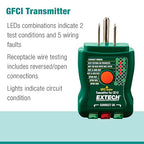 Extech CB10 Circuit Breaker Finder, Locates fuses/Breakers, Tests receptacles and GFCI Circuits