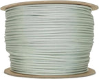 The Paracord Store | Type III 550 Paracord - 250 FT Spool, Silver Grey | Heavy Duty 7 Strand Tactical Paracord - USA Made Nylon Outdoor Parachute Cord for Camping, Fishing & More - Survival Cord