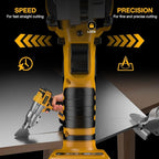 Cordless Metal Shears for Dewalt 20V Max - 14GA Steel Metal Cutter, 360° Pivoting Head, 400Nm Torque Cutting Stainless Sheet, Iron, Carpet, Leather, Cardboard(NO Battery)