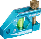 DURATECH 2.5-Inch Level, Magnetic Torpedo Level with 90° Bubbles, V-Groove, Large Viewing Window, Aluminum Alloy Body, Hanging Hole, SAE and Metric Scale for DIY Projects and Household Use