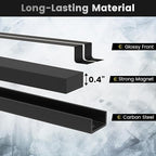 Goplus 6PCS 18" Magnetic Tool Holder, Magnetic Tool Holder Strip, Heavy Duty Magnetic Tool Bar,Space Saving Metal Tool Organizer Rack,Tool Magnet Bar for Workshop Garage, 176LBS Capacity Total