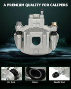 SCITOO Rear Right Brake Caliper With Bracket 19B2904 Compatible For Toyota Highlander 2004-2007