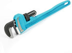 DURATECH 10-Inch Heavy Duty Pipe Wrench, Adjustable Plumbing Wrench, Malleable Cast Iron Handle, Exceed GGG standard