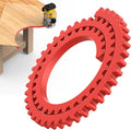 Flexible Router Edge Guide,Professional Router Templates for Woodworking Accessories,Flexible Curve Guide for Precise Thread Border, Curve and Arc Angle Positioning(RED 39INCH)