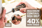 Spec Ops Tools Multi-Bit Screwdriver, 6-in-1, Magnetized Double-Sided Bits, Cr-Mo Steel Shaft, 3% Donated to Veterans